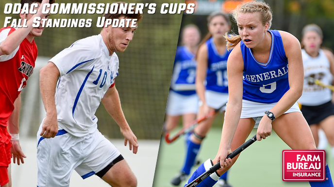 Generals Lead Standings for All Three ODAC Commissioner's Cups