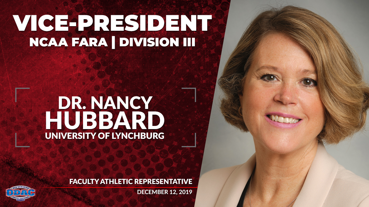 Dr. Nancy Hubbard Elected NCAA FARA Division III Vice-President