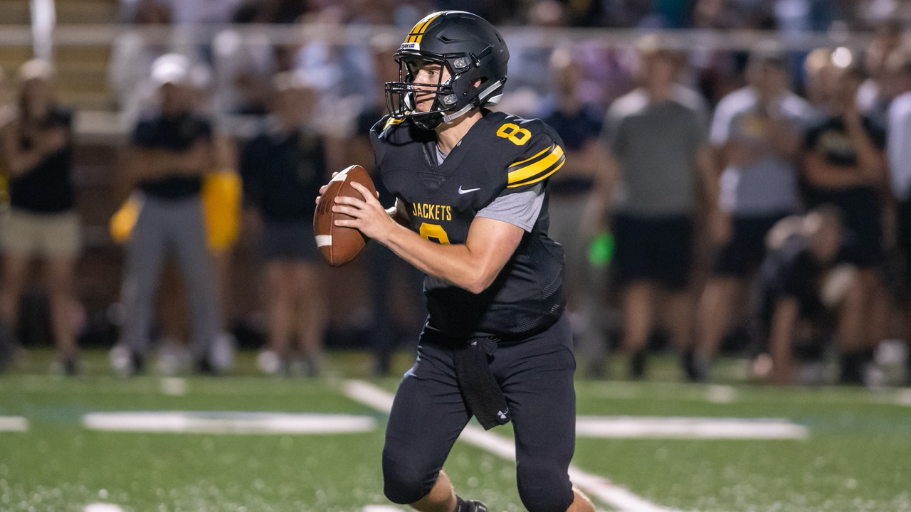 Quarterback Burke Estes threw for 147 yards and three touchdowns to lead Randolph-Macon to a 35-3 victory over Apprentice School in the inaugural Virginia Beach Neptune Bowl.