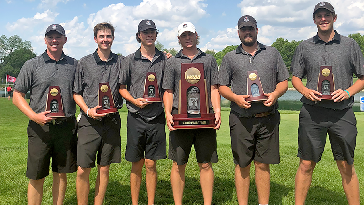 Guilford finished third at the NCAA Men's Golf Championships