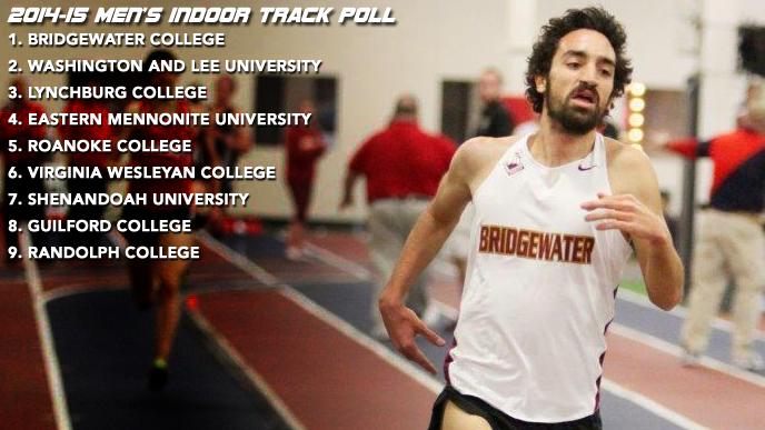 Bridgewater looks for its fifth ODAC title behind two-time ODAC Athlete of the Meet Luke Sohl.