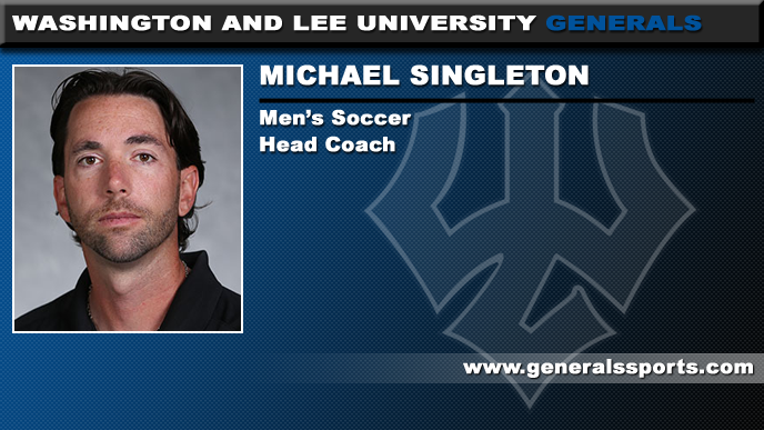 Generals Name Michael Singleton New Men's Soccer Head Coach