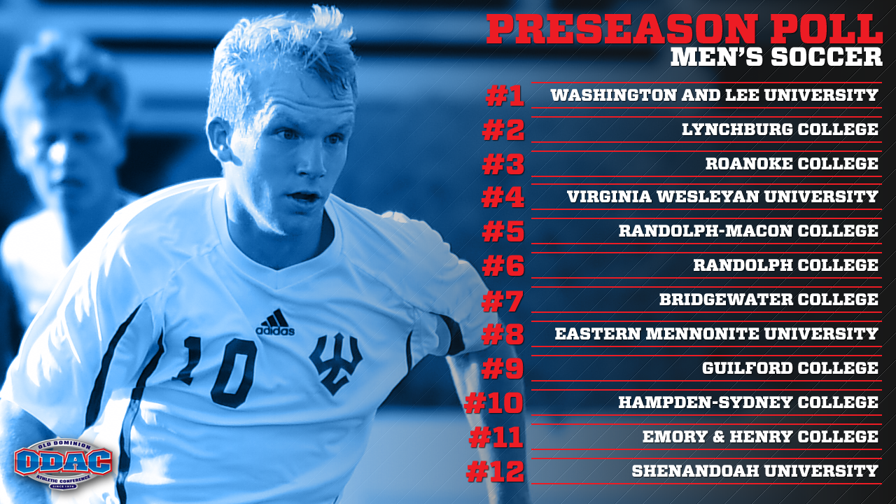 Washington and Lee Favored Atop ODAC Men's Soccer Poll