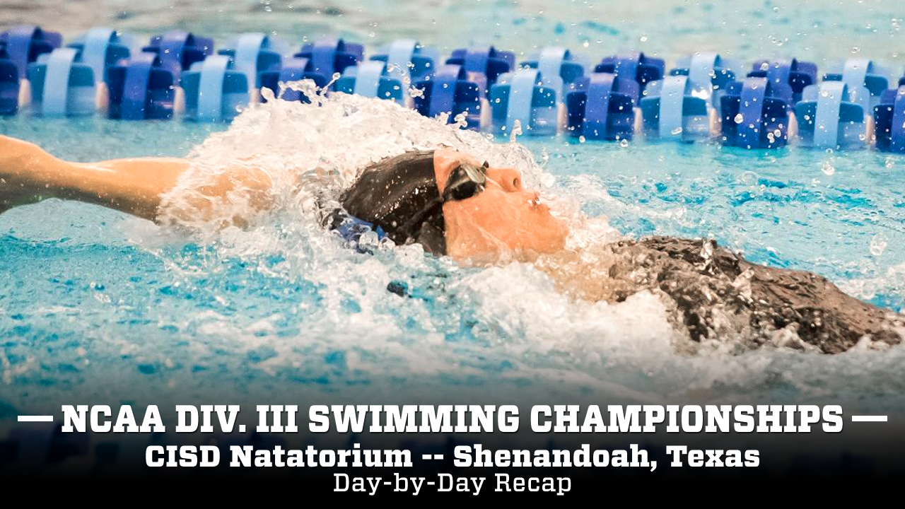 NCAA Division III Swimming Championships: Day-by-Day Recap