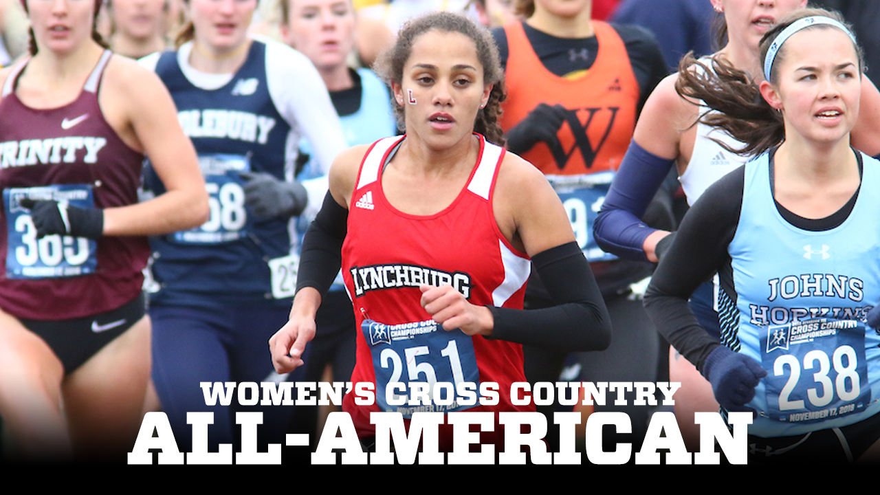 Lynchburg's Kaitlyn Johnson finished inside the top-40 to earn All-America status at the NCAA cross country championships. (Photo courtesy of D3photography.com)