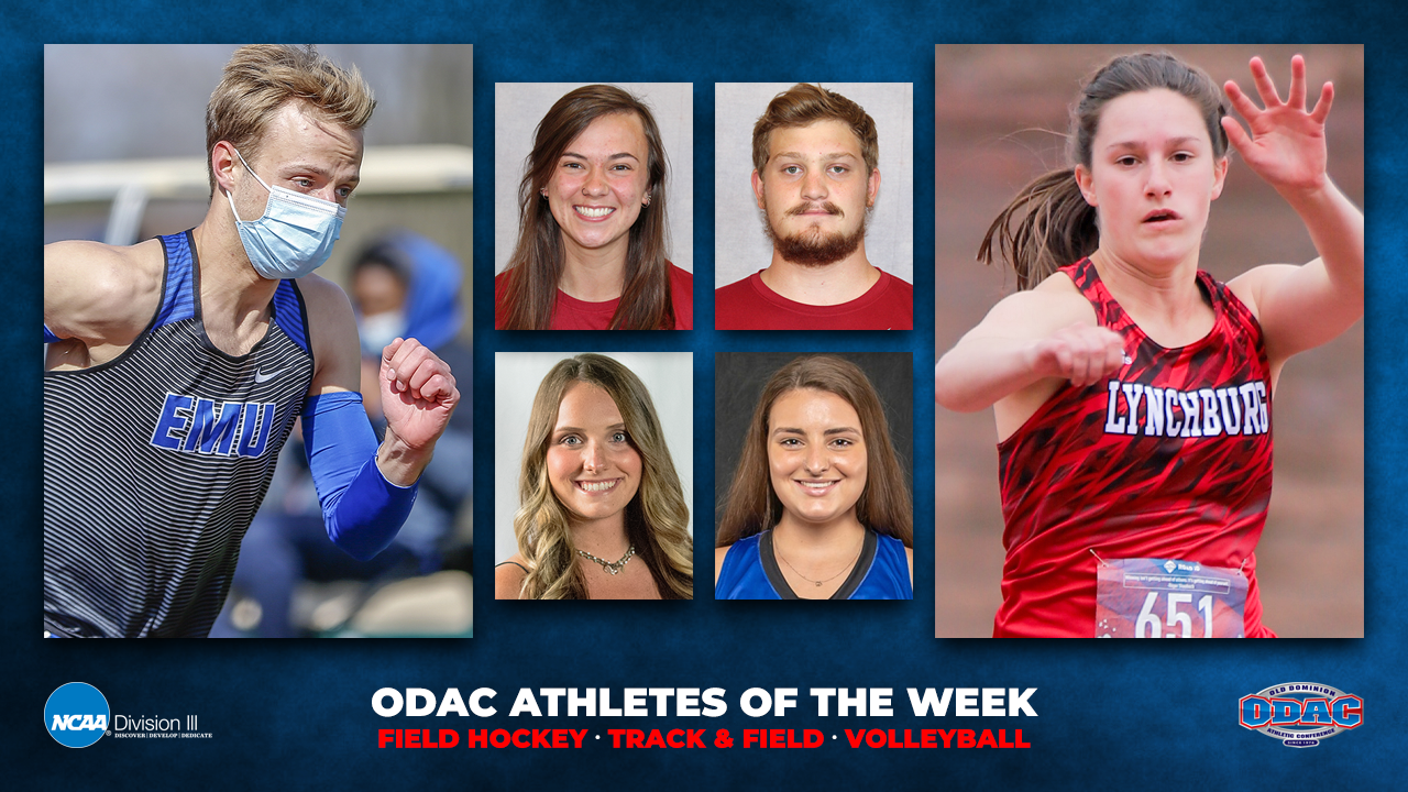 ODAC Athletes of the Week | Field Hockey, Track & Field, Volleyball