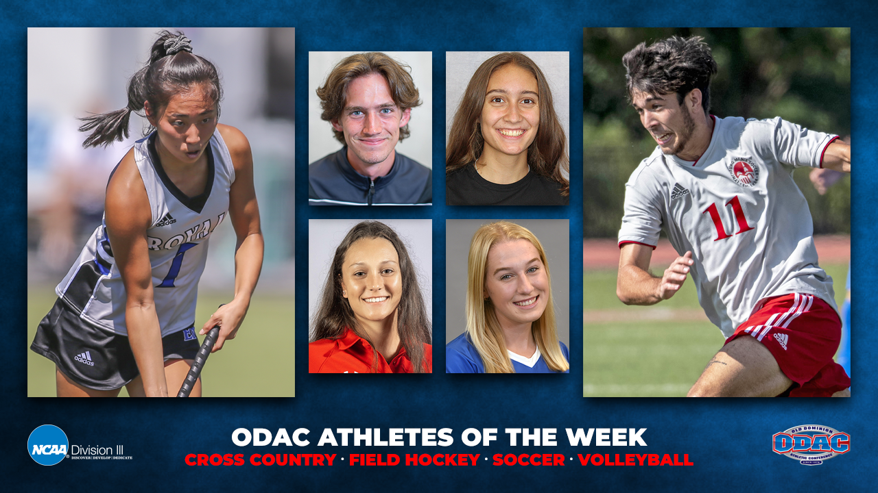 ODAC Athletes of the Week | Cross Country, Field Hockey, Soccer, Volleyball