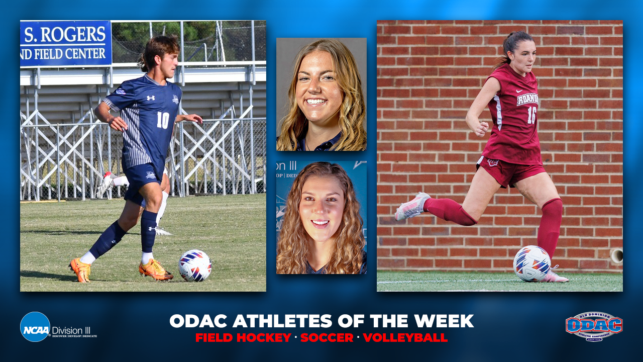 ODAC Athletes of the Week | Field Hockey, Soccer, Volleyball