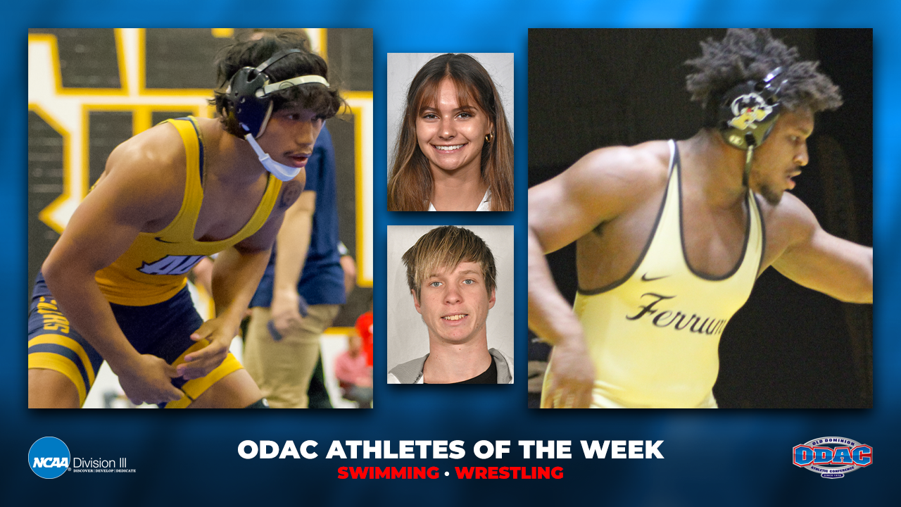 ODAC Athletes of the Week | Swimming, Wrestling
