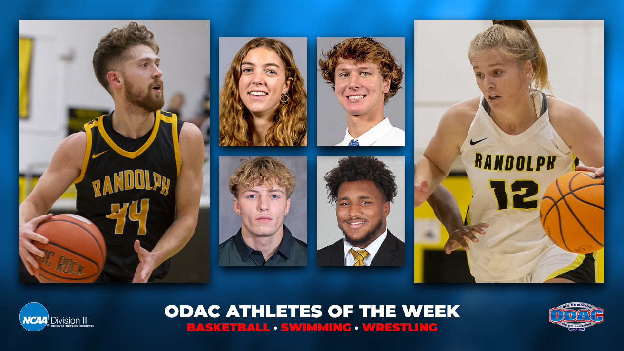 ODAC Athletes of the Week | Basketball, Swimming, Wrestling