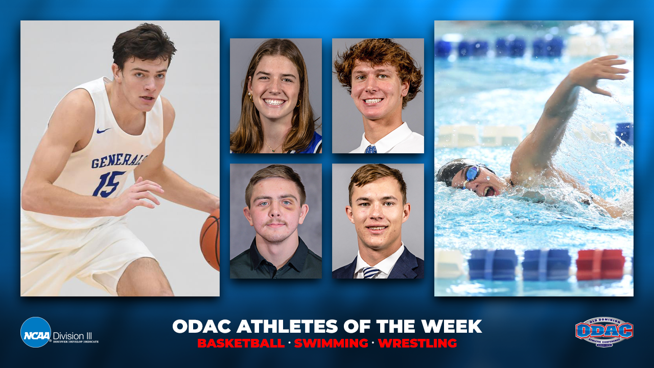 ODAC Athletes of the Week | Basketball, Swimming, Wrestling