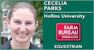 Hollins' Parks Earns Scholar-Athlete Award
