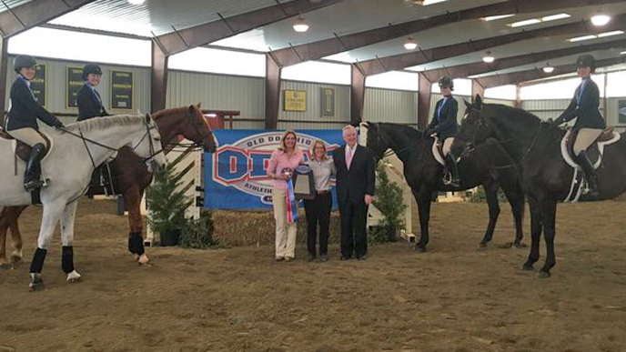 Sweet Briar Wins Ride-Off to Secure Second Straight ODAC Equestrian Title