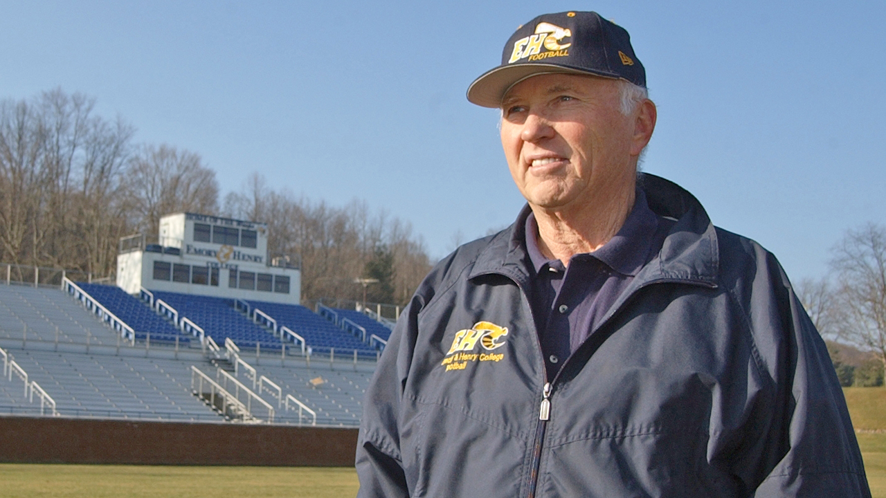 Lou Wacker, an Emory & Henry and Virginia Sports Hall of Fame football coach, passed away on Friday, February 15, at 84 years of age.
