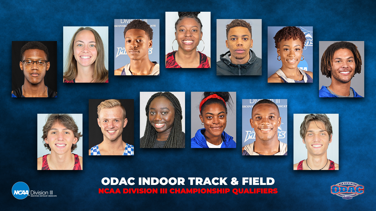 Baker's Dozen of ODAC Stars Qualify for NCAA Indoor Track & Field Championships
