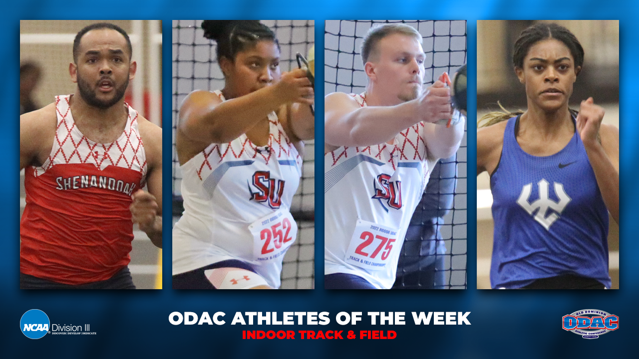 ODAC Athletes of the Week | Indoor Track & Field