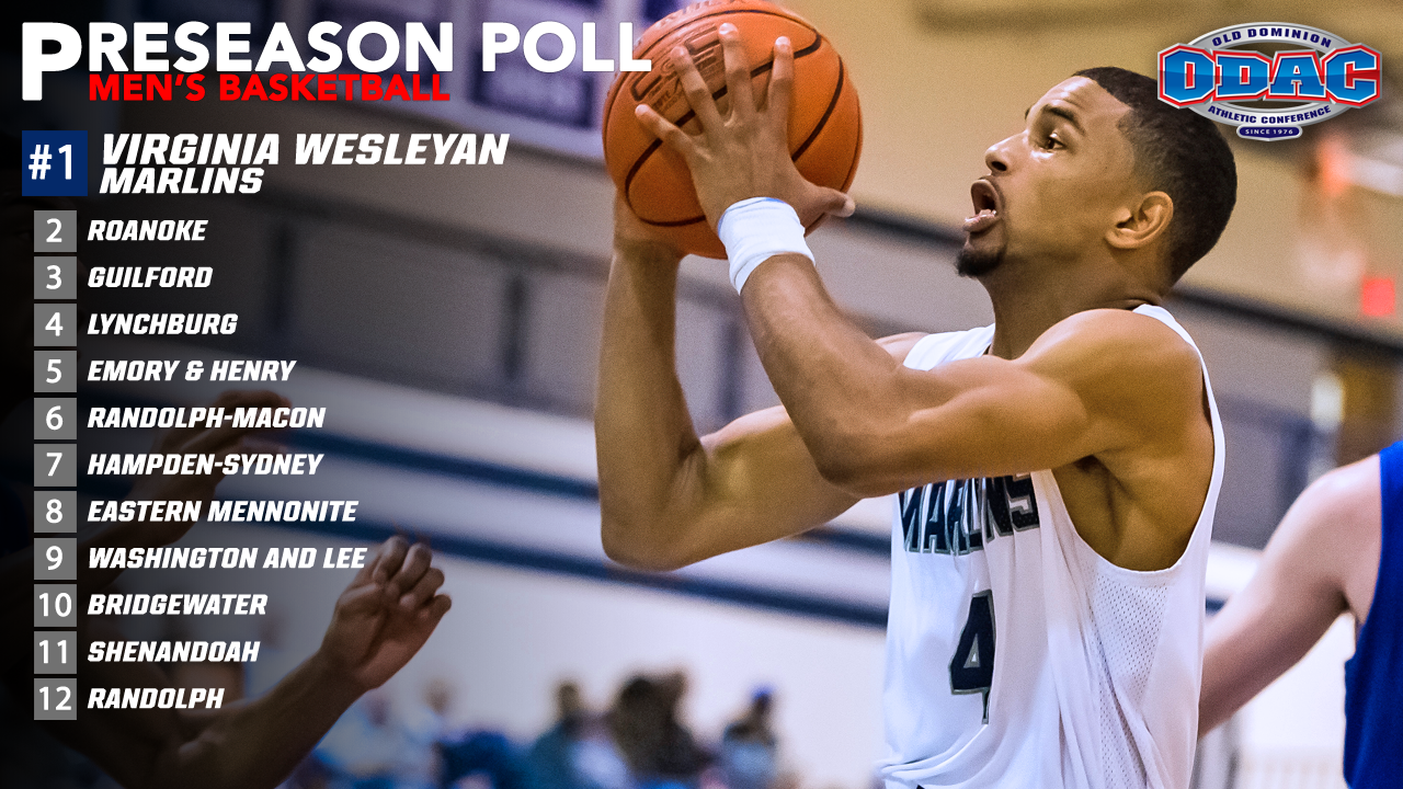 Virginia Wesleyan Tops ODAC Men's Basketball Preseason Poll