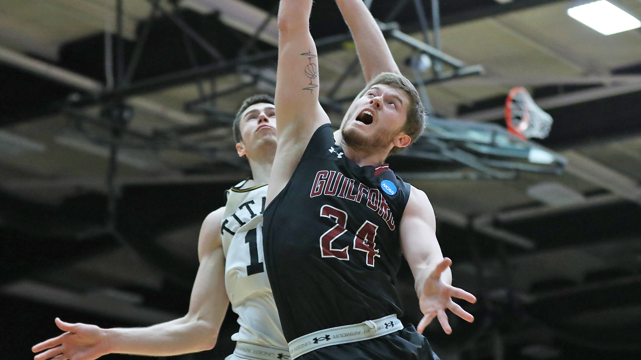 Kyler Gregory poured in a career-high 31 points in Guilford's NCAA quarterfinal loss to Wisconsin-Oshkosh, 82-79, on Saturday evening in Oshkosh, Wis.
