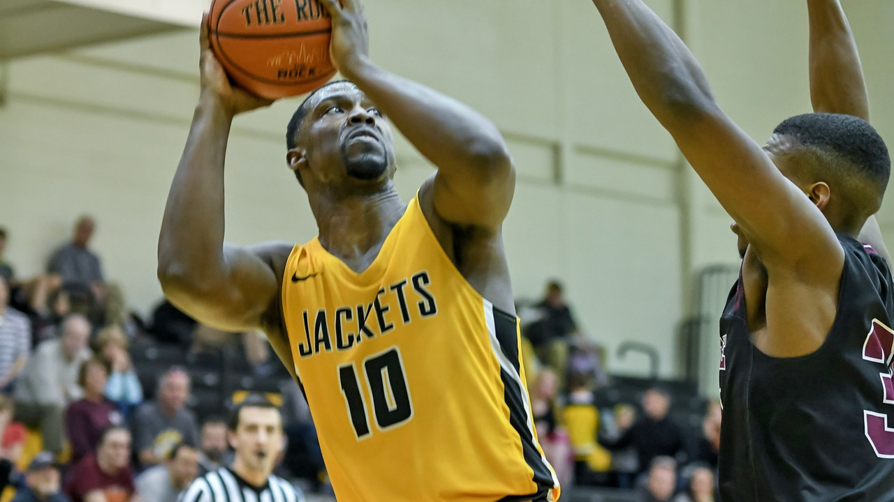 Darryl Williams scored a career-best 22 points in the Yellow Jackets 95-70 victory over Morrisville State College in the first round of the NCAA Division III Men's Basketball Tournament.