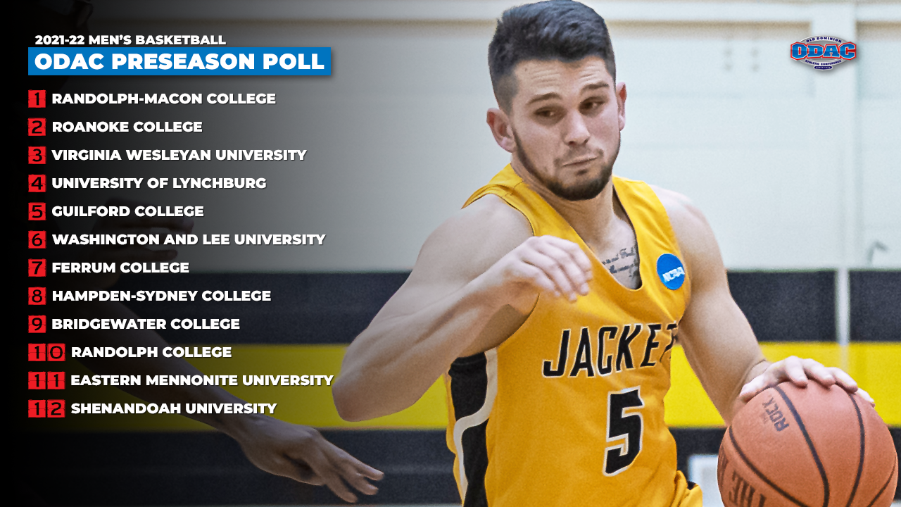 Yellow Jackets Top ODAC Men's Basketball Preseason Poll