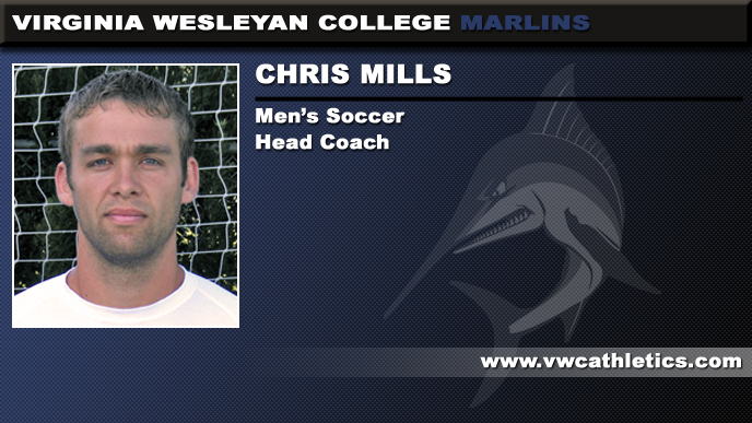 Virginia Wesleyan Names Mills as Men's Soccer Head Coach