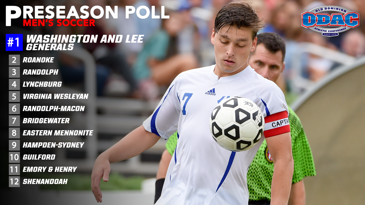 Washington and Lee Tabbed Atop ODAC Men's Soccer Preseason Poll