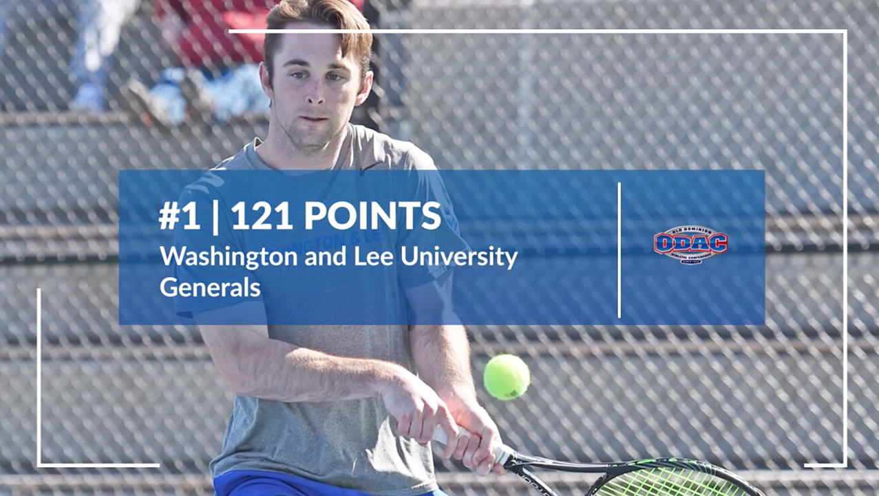 ODAC Men's Tennis Poll | Generals Top League Table