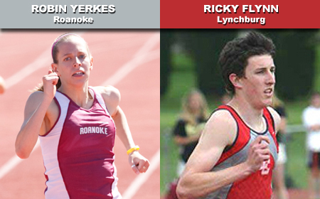 Yerkes, Flynn Named Top Track Athletes