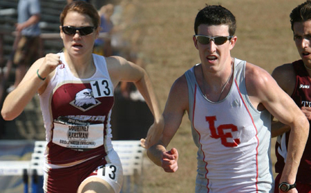 Hartman, Flynn Named Track Top Athletes