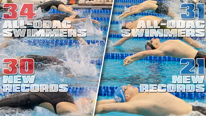 Banner Season Capped by All-ODAC Swimming Teams