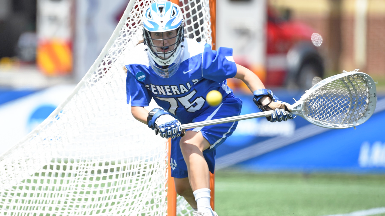 Elliot Gilbert was stellar between the pipes in W&L's 5-4 2-OT loss to TCNJ in the national semifinals.