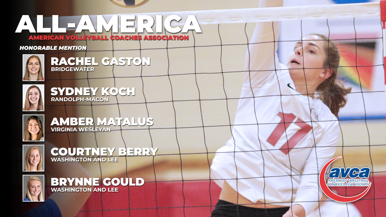 Five Named AVCA Honorable Mention All-America