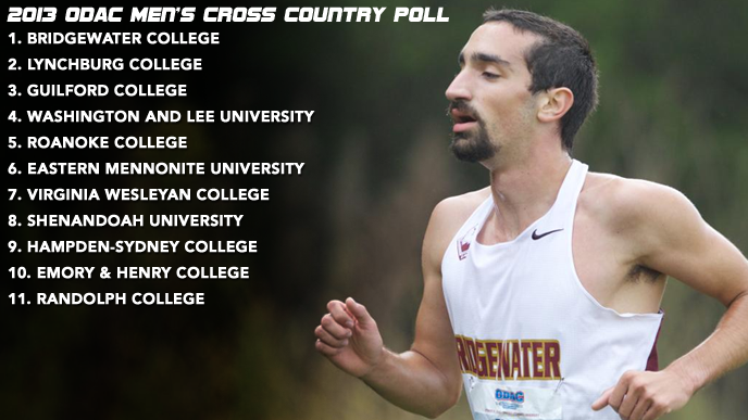Eagles Picked Atop ODAC Men's Cross Country Poll