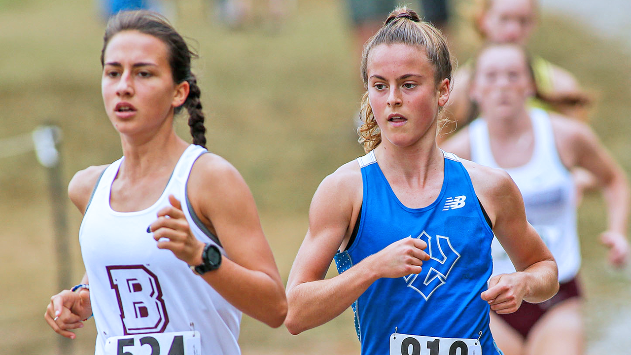 Washington and Lee's Sara Stephenson (right) and Bridgewater's English Jackson (left) were two of six ODAC runners to place inside the women's top-10 at the NCAA South/Southeast Regional Championships.